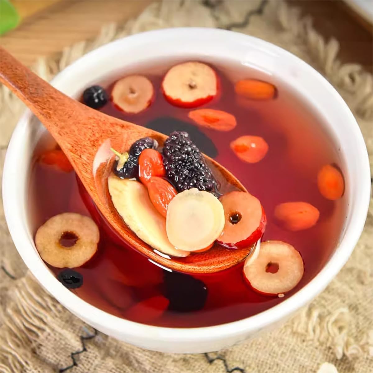Six Treasure Organic Tea - 10 Precious Ingredients Formula